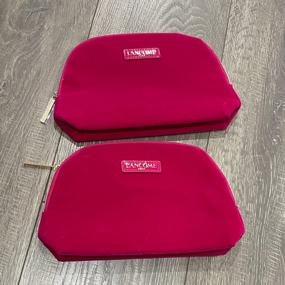 2/$10 Lancôme Vibrant Pink Cosmetic Bag
